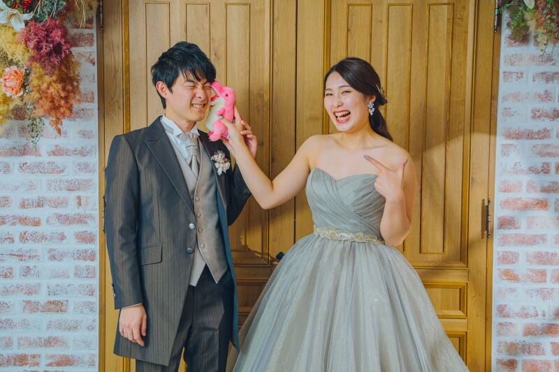 お二人の趣味や個性を生かしたお写真も