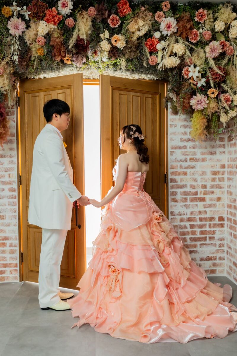 カラードレスにお召替え