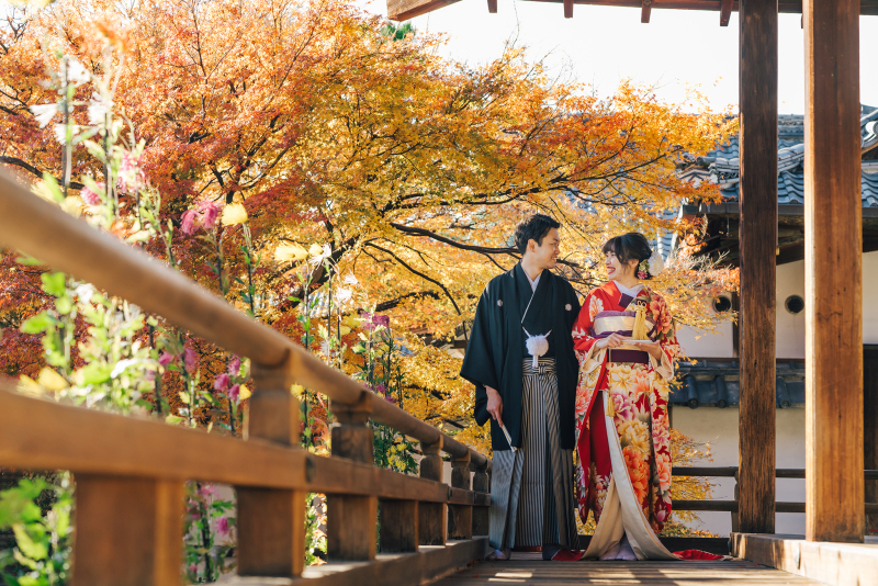 紅葉ロケーション大覚寺建物内