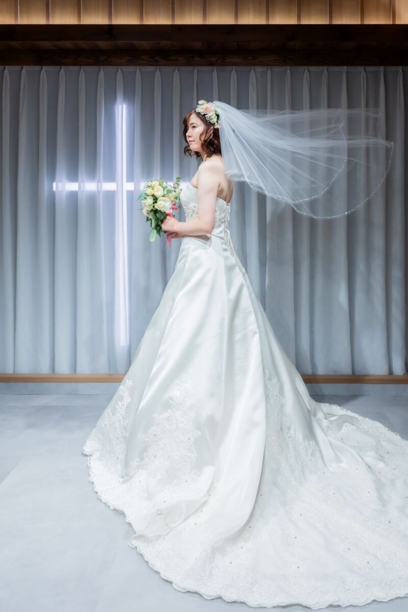 ロングトレーンが映えます