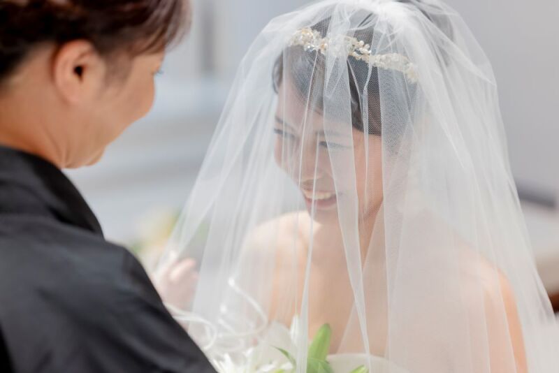 お母様とのシーン撮影