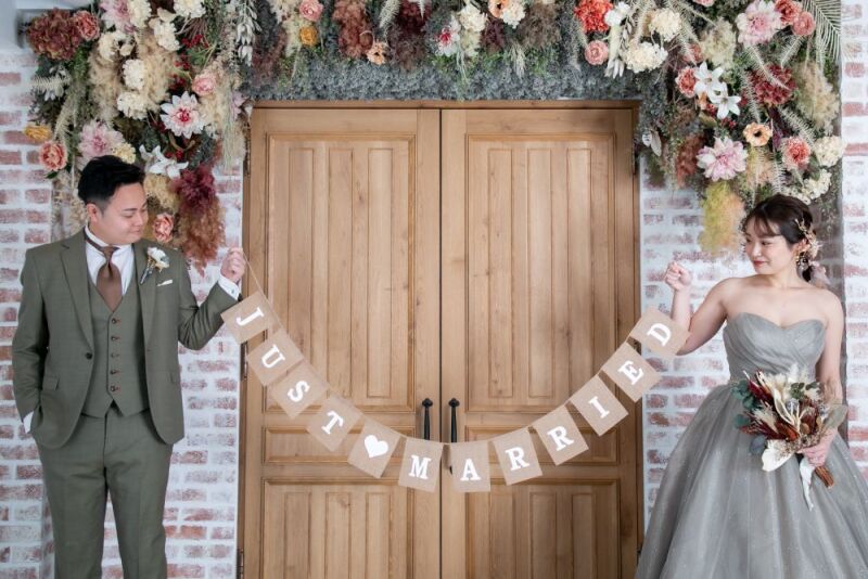 タキシード＆カラードレス