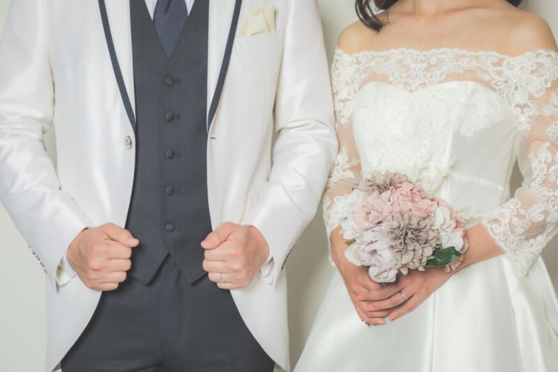 新郎様のお手製ブーケ♡