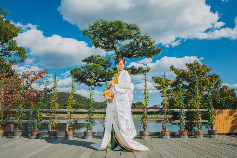 新婦のソロショット