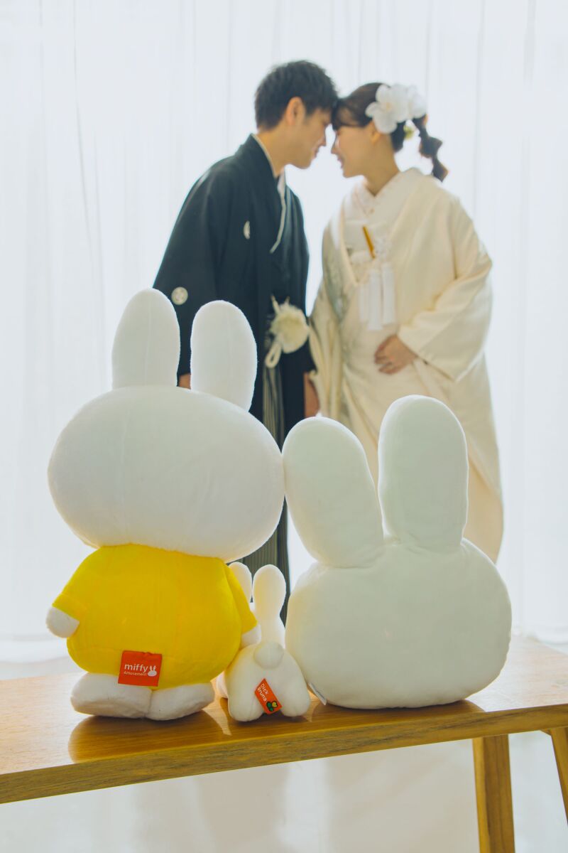 大好きなミッフィーに囲まれて