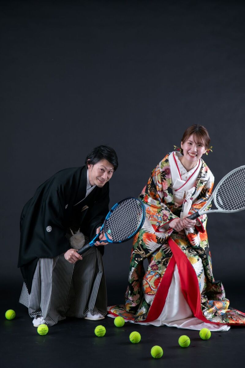 テニスラケットと