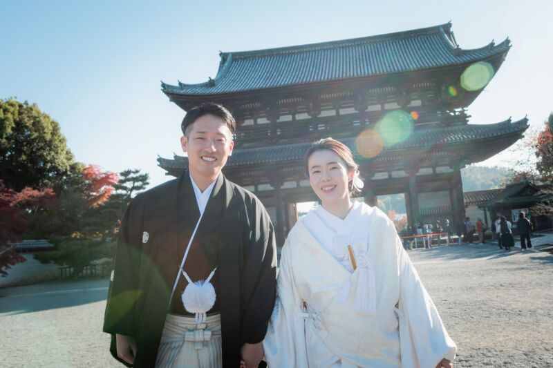 屋外ならではのショット