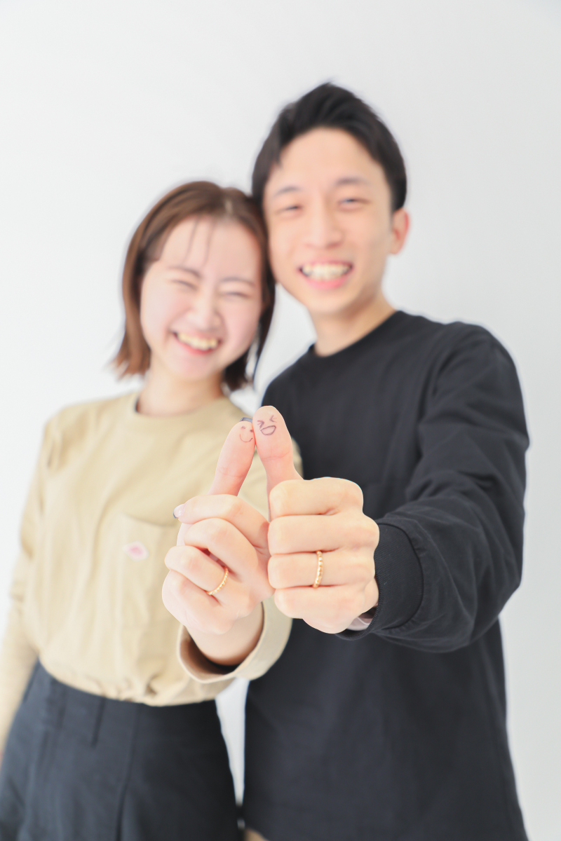 にこちゃん＆指輪