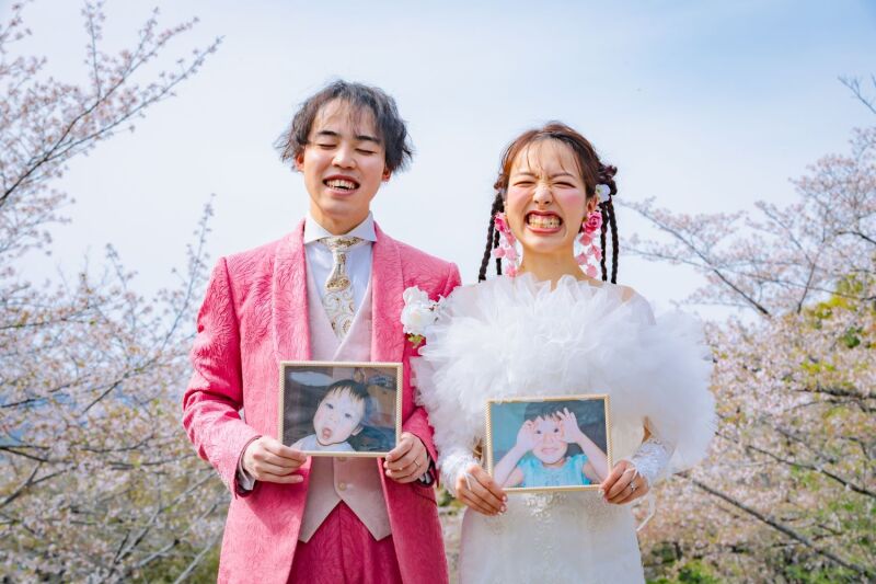 幼少期のお写真と一緒に