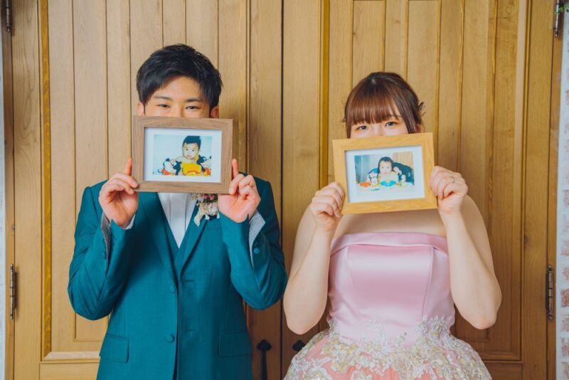 子どものころのお写真と！