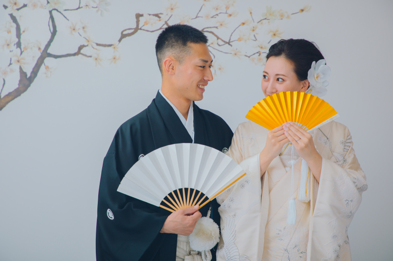 白無垢で自然な表情でのご撮影