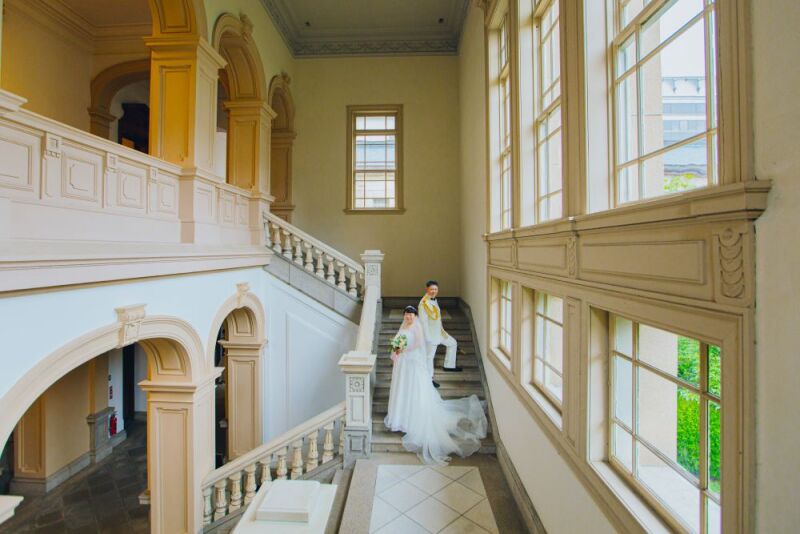 京都府庁【洋装】・桜鶴苑【和装】