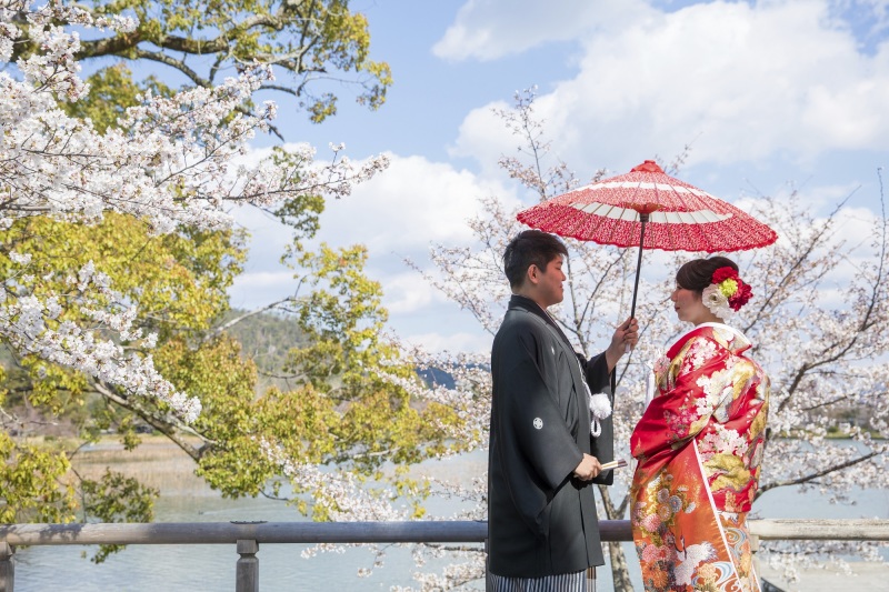 和傘のあいあい傘