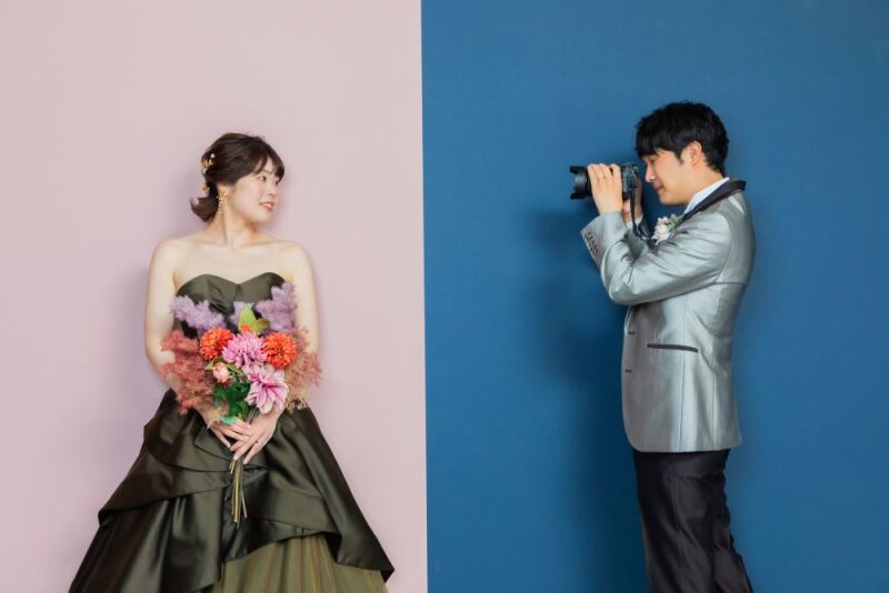 タキシード＆カラードレス