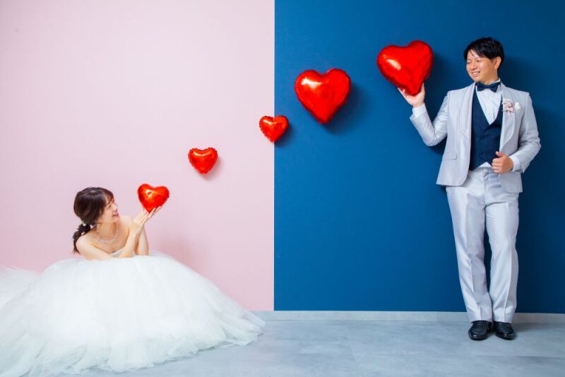 ハートのバルーン