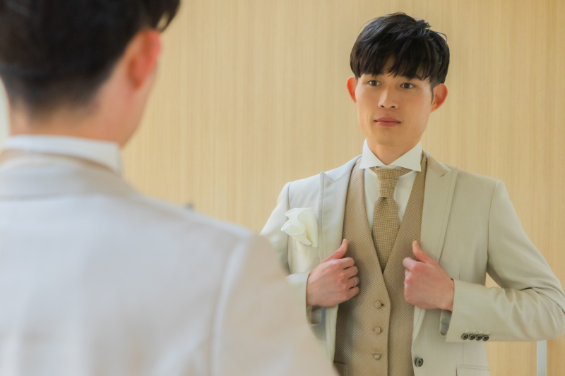 ご新郎様お仕度シーン