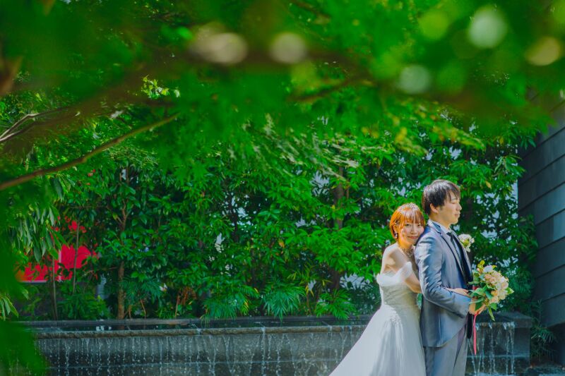 外でのショットも