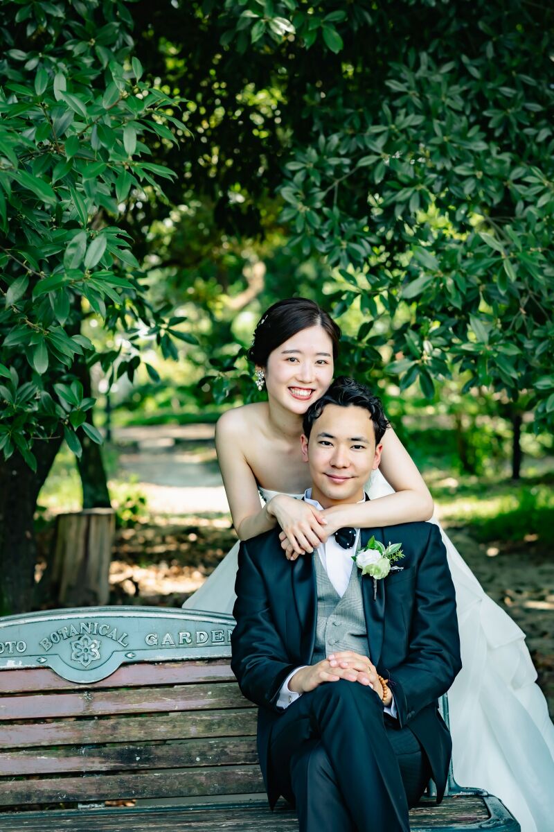 ここでご新郎様お顔出し♪