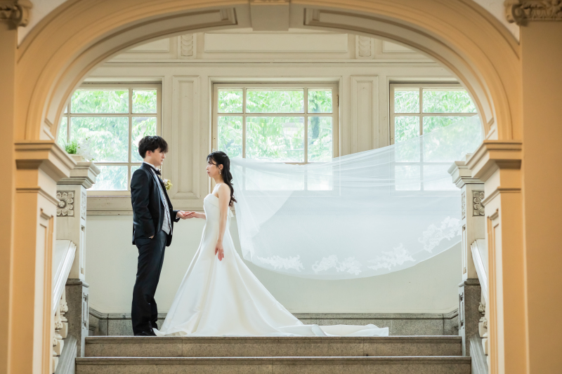 京都府庁でクラシカルな撮影を♪