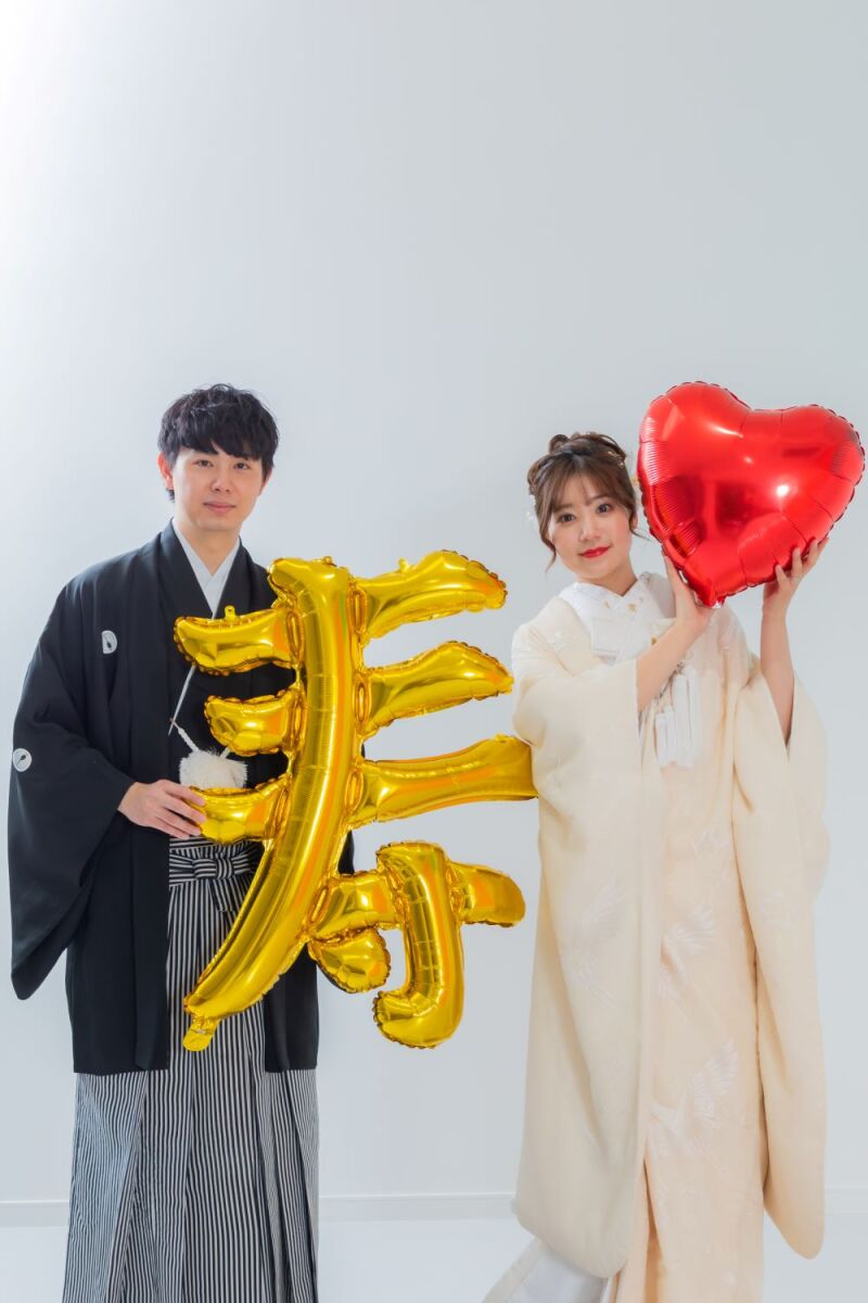 大きなバルーンと♡