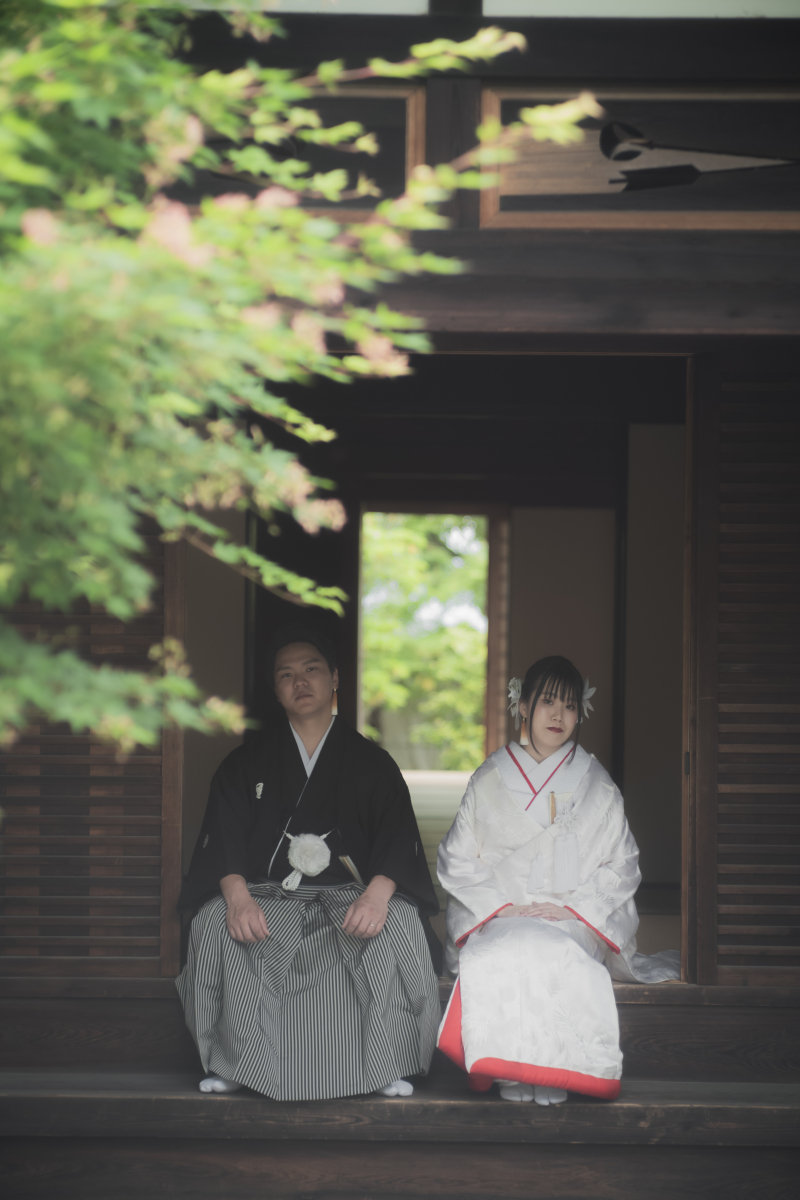 婚礼写真では、特別に和室を開けてくださいます!