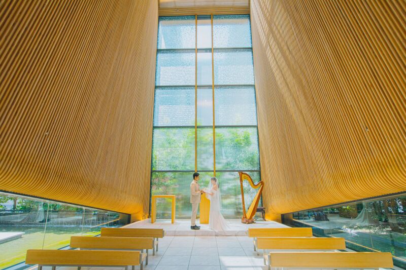 お式さながらのショットも