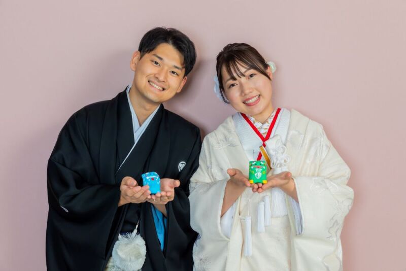 シーサーと一緒に♪