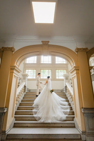 映画のワンシーンのよう♪京都府庁レトロ撮影