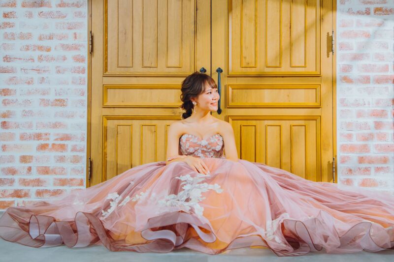 お気に入りのカラードレスで