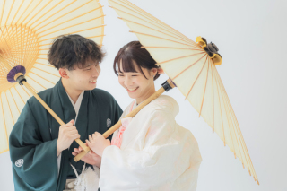 仲良しご夫婦★スタジオ和装撮影