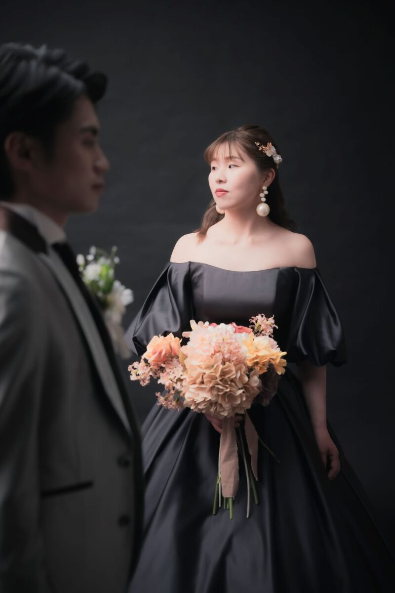 カラードレス×タキシード