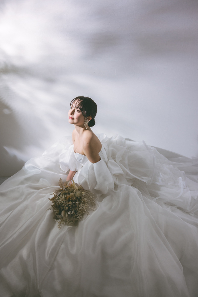 本格的なウェディングドレス