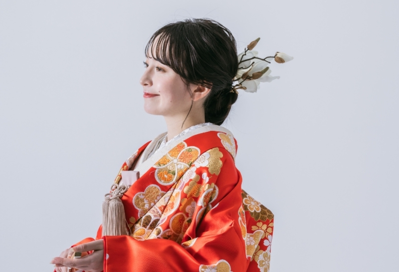 ワタベウェディング京都フォトスタジオ_色打掛・着物が豊富