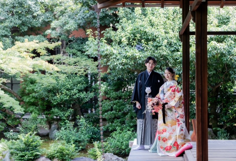 ワタベウェディング京都フォトスタジオ_色打掛・着物が豊富