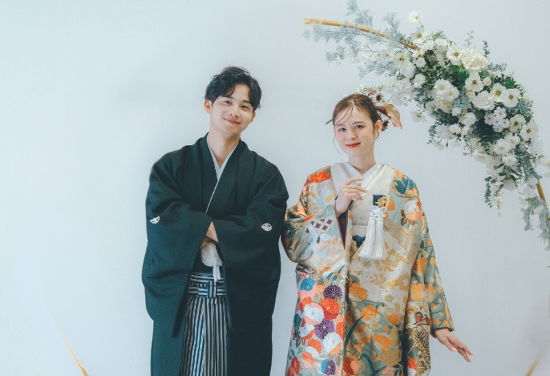 ワタベウェディング京都フォトスタジオ_色打掛・着物が豊富