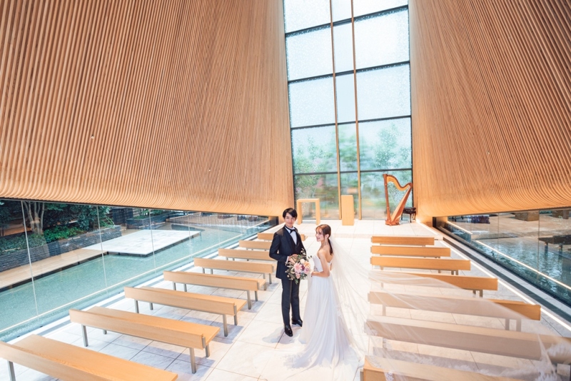 ワタベウェディング京都フォトスタジオ_チャペルで撮影できる