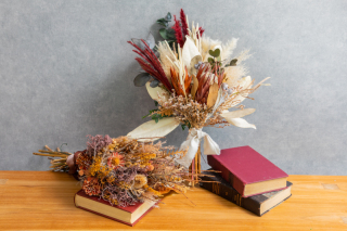 ドライフラワーアートブーケ・ブートニア