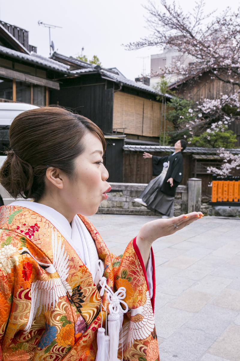 遠近法をつかってこんな楽しい写真も