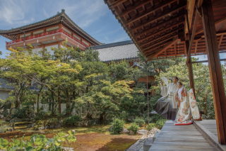 京都の本法寺。空間を1枚の写真で大きく魅せるのも得意。