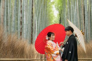 9月末までで嵐山or東山ロケーションならこれが一番お得♪【ご新婦様衣装選び放題／Photorait限定／移動費込／9月撮影限定】