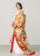 春秋裂取錦紋（クリーム）