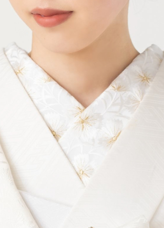 刺繍襟〈撫子〉