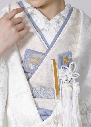 重ね衿〈浅縹〉