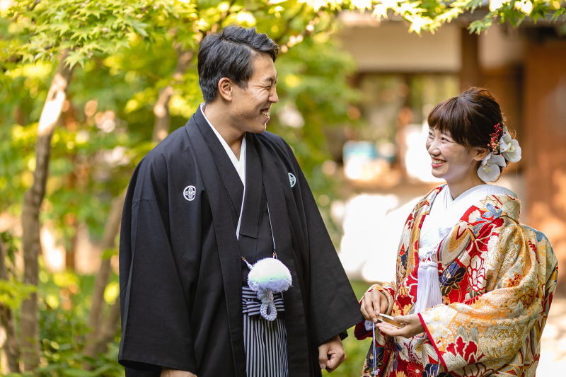 秋の足音感じる目白庭園で