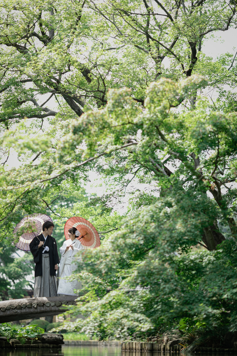 初夏の緑に囲まれて
