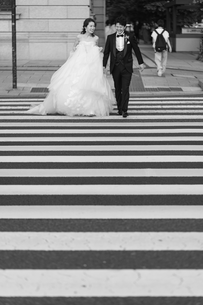 モノクロのシックな雰囲気で海外風に