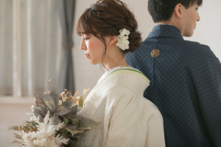 しっとりとスタジオフォト（和装1着スタジオ撮影）