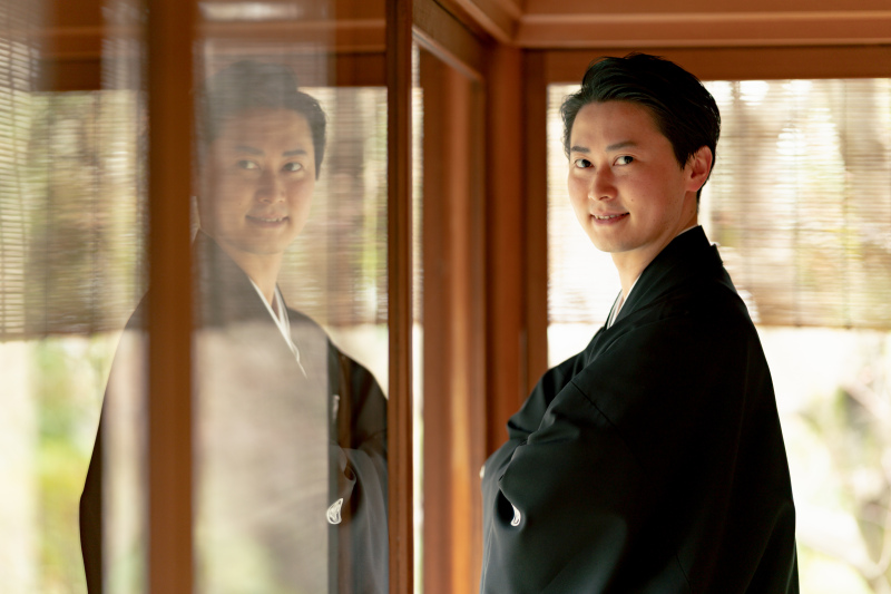 新郎様のソロショット