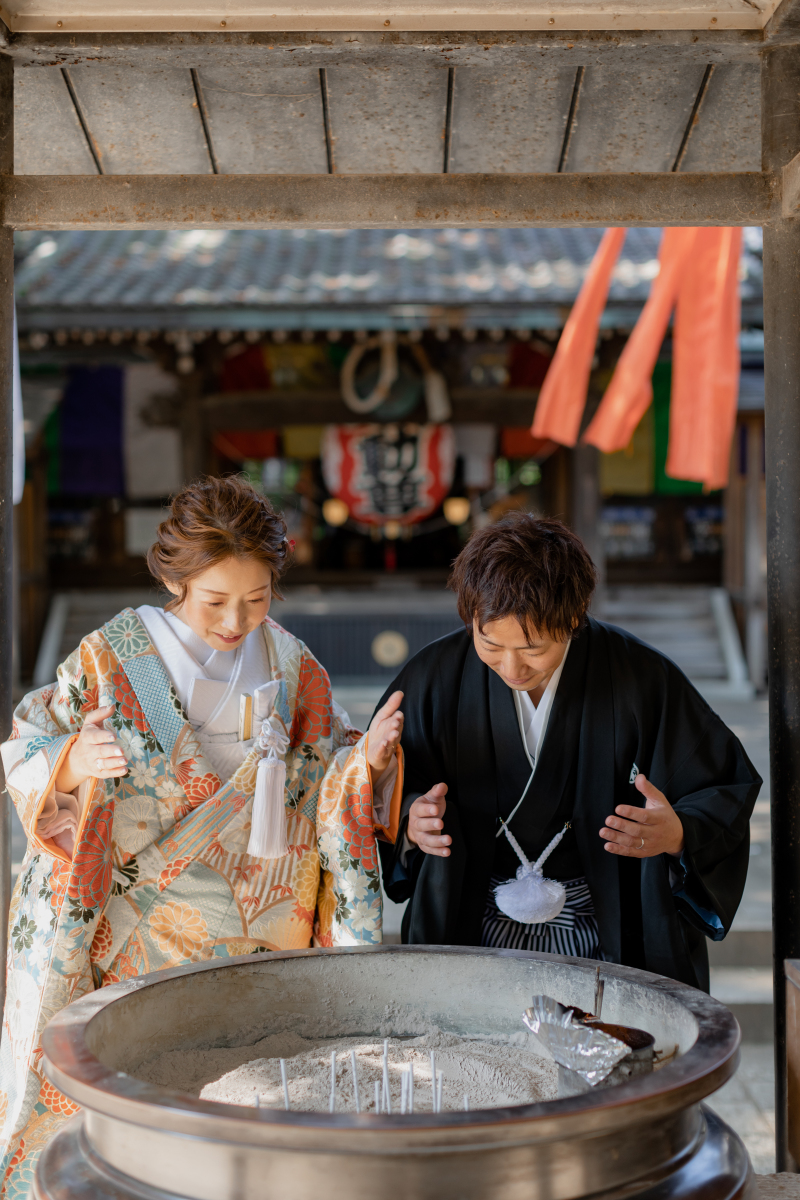 参拝風景をぱしゃり