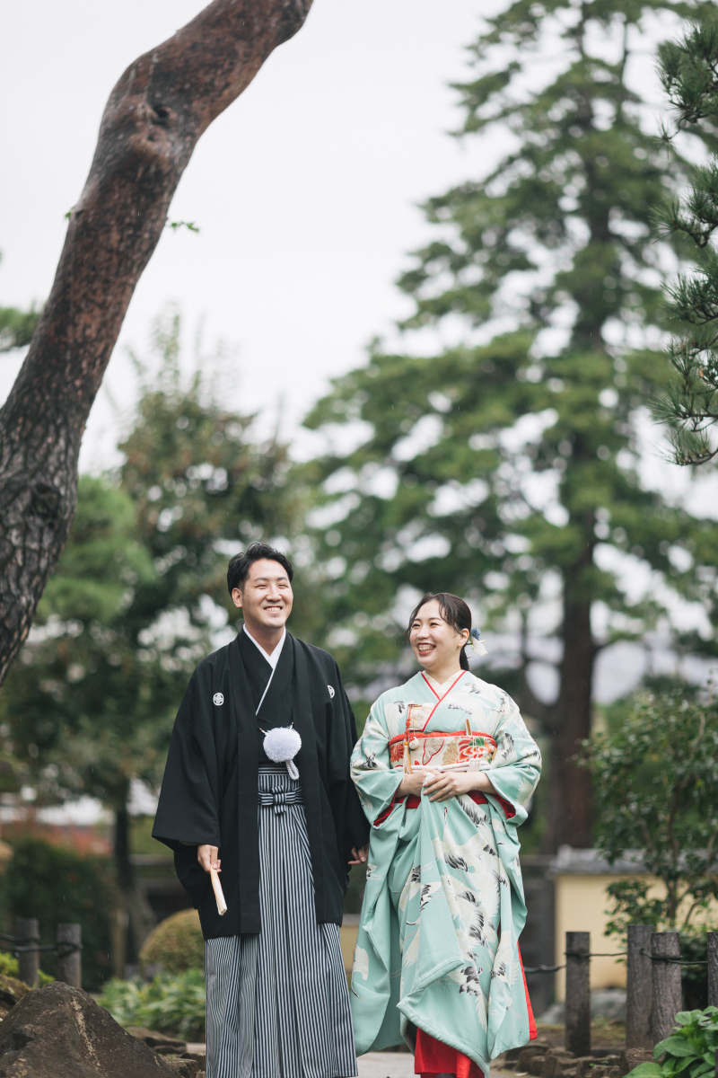 美しい和装姿で